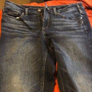 Silver Jeans Women's Straight Leg Jeans - Dark Blue